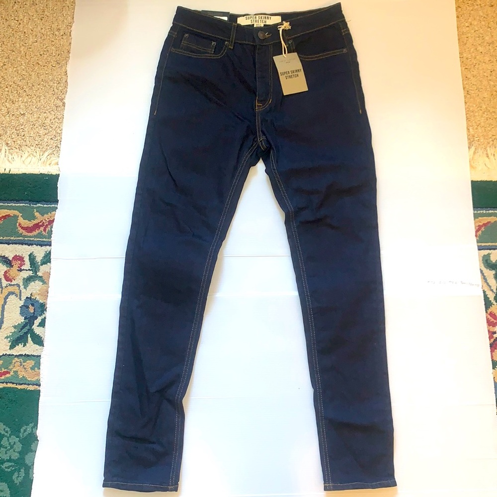 New look men super skinny stretch denim jeans W32/30